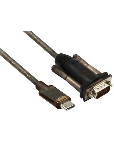 Кабел ACT - AC6002, USB-C/RS232, 1.5m, черен - 1