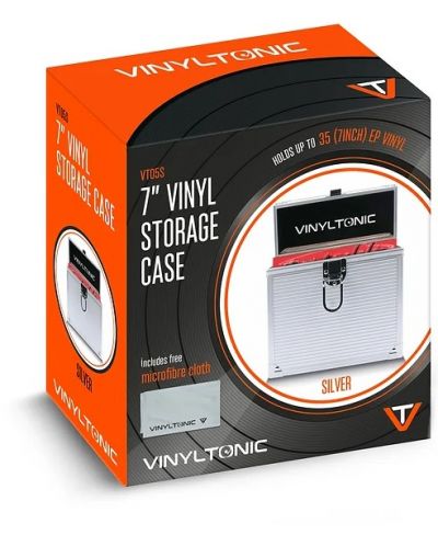 Калъф за грамофонни плочи Vinyl Tonic - VT05S, сребрист - 2