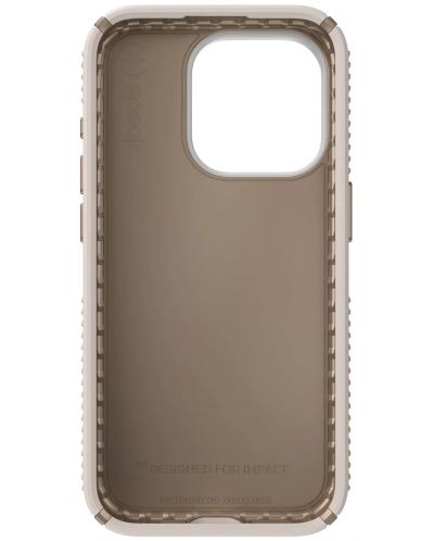Калъф Speck - Presidio 2 Grip, iPhone 15 Pro, бежов - 4