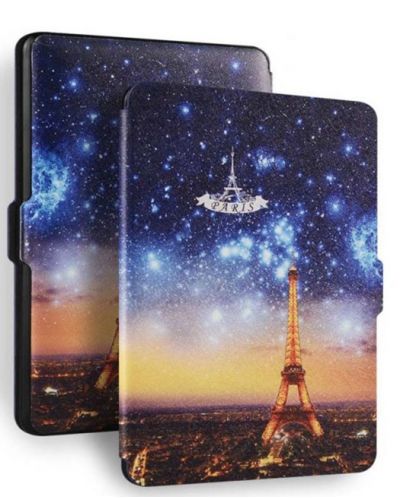 Калъф Eread - Slim, Kindle Paperwhite 1/2/3, Eiffel Tower