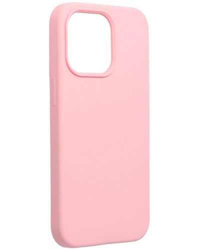 Калъф Forcell - Silicone, iPhone 13 Pro, розов - 1