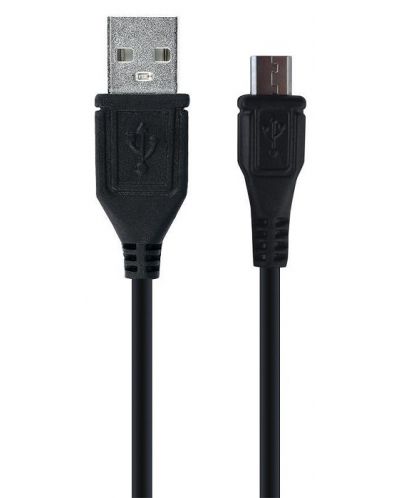 Кабел Forever - 3242, USB-A/Micro USB, 1 m, черен - 1