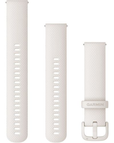 Каишка Garmin - QR Silicone, Venu/vivomove, 20 mm, Ivory - 1