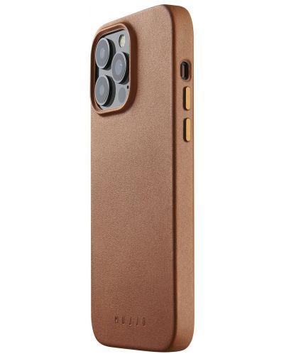 Калъф Mujjo - Full Leather MagSafe, iPhone 14 Pro Max, кафяв - 7