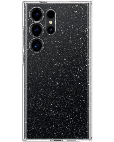 Калъф Spigen - Liquid Crystal Glitter, Galaxy S24 Ultra, прозрачен - 3