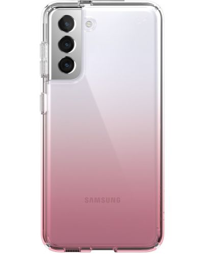 Калъф Speck - Presidio Perfect, Galaxy S21 5G, розов/прозрачен - 1
