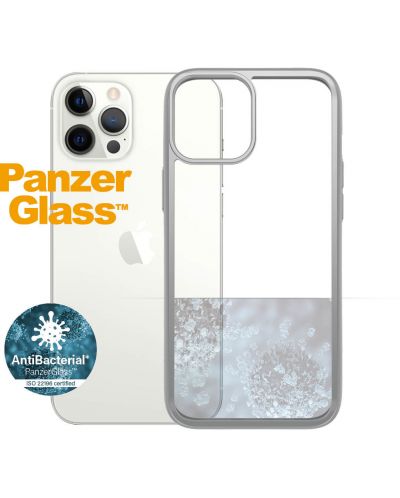 Калъф PanzerGlass - Clear, iPhone 12 Pro Max, прозрачен/сив - 1
