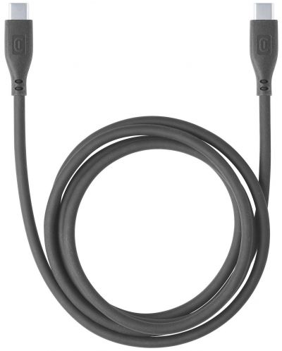 Кабел Cellularline - Soft, USB-C/USB-C, 1.2 m, черен - 1