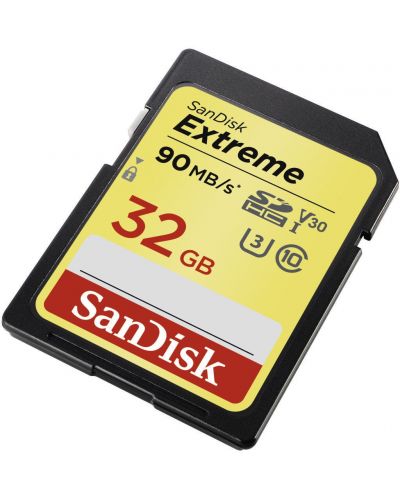 Карта памет SanDisk - Extreme, 32GB, SDHC, Class10 - 3