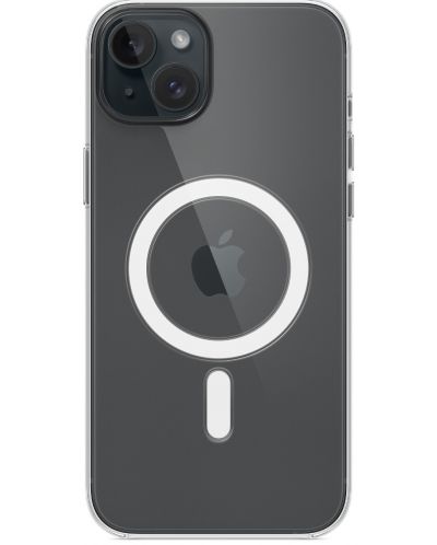 Калъф Apple - Clear MagSafe, iPhone 15 Plus, прозрачен - 5