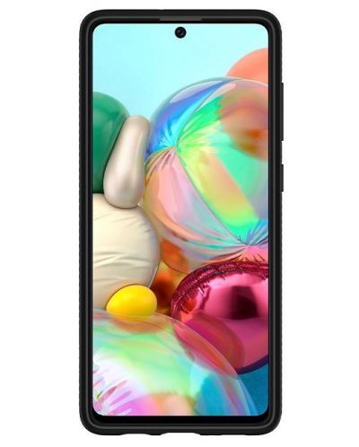 Калъф Spigen - Liquid Air, Galaxy A51 4G, черен - 2