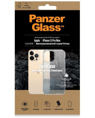 Калъф PanzerGlass - HardCase, iPhone 13 Pro Max, прозрачен - 2