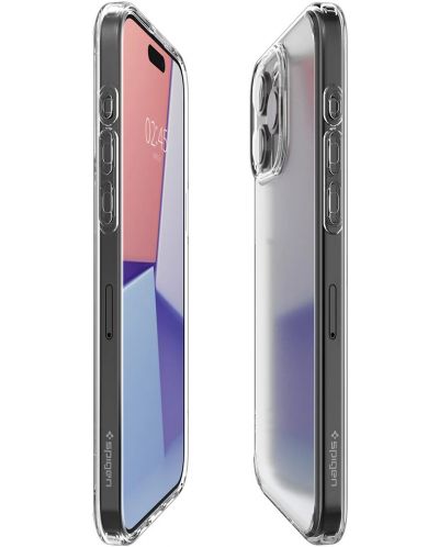 Калъф Spigen - Ultra Hybrid, iPhone 15 Pro Max, Crystal Clear - 7