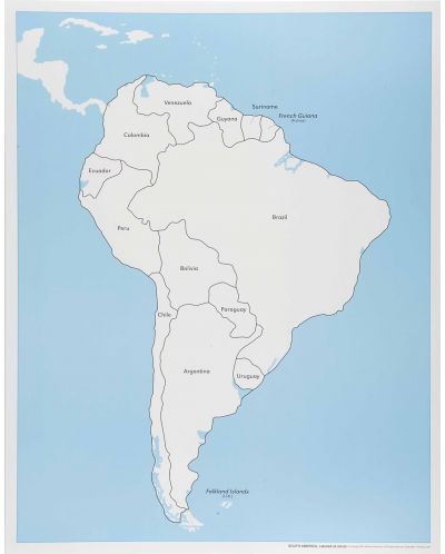 Карта на Южна Америка Smart Baby - 1