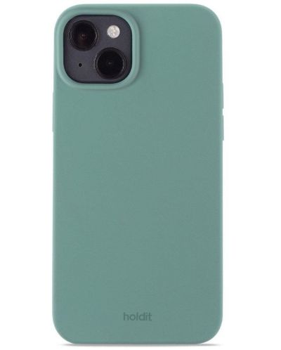 Калъф Holdit - Silicone, iPhone 14 Plus, Moss Green - 1