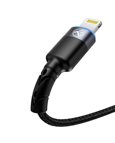 Кабел Tellur - TLL155373, USB-A/Lightning, 1.2 m, черен - 2