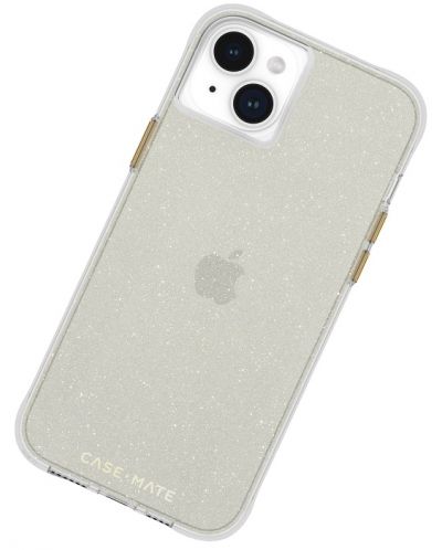 Калъф Case-Mate - Sheer Crystal MagSafe, iPhone 15 Plus, сребрист - 6