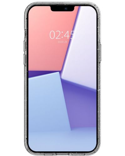 Калъф Spigen - Liquid Crystal Glitter, iPhone 13 Pro, Crystal Quartz - 3