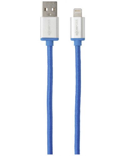 Кабел Boompods - RC2BLU, Lightning/USB-A, 2 m, син - 1