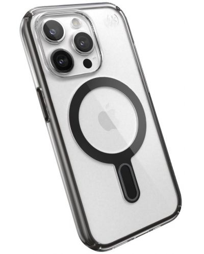 Калъф Speck - Presidio, iPhone 15 Pro, MagSafe ClickLock, прозрачен/черен - 3