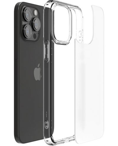 Калъф Spigen - Ultra Hybrid, iPhone 15 Pro, Crystal Clear - 2
