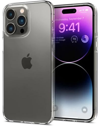 Калъф Spigen - Liquid Crystal, iPhone 14 Pro, прозрачен - 7