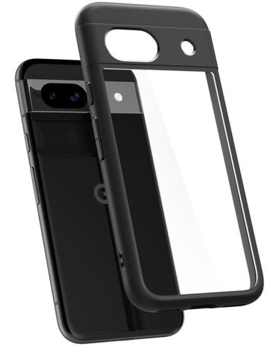 Калъф Spigen - Ultra Hybrid, Google Pixel 8a, черен - 4