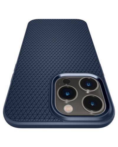 Калъф Spigen - Liquid Air, iPhone 14 Pro Max, син - 4