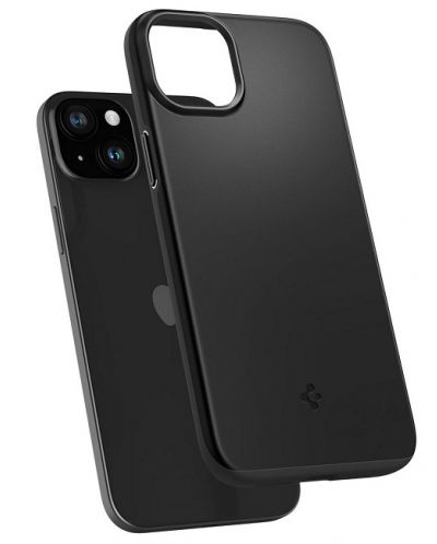 Калъф Spigen - Thin Fit, iPhone 15 Plus, черен - 3