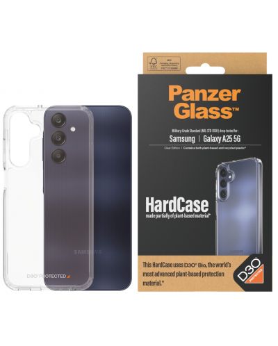 Калъф PanzerGlass - Hardcase, Galaxy A25, прозрачен - 1