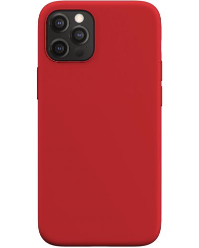 Калъф Next One - Silicon MagSafe, iPhone 12/12 Pro, червен - 1