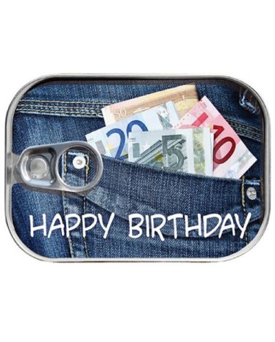 Картичка в консерва Gespaensterwald - Happy Birthday Money - 1