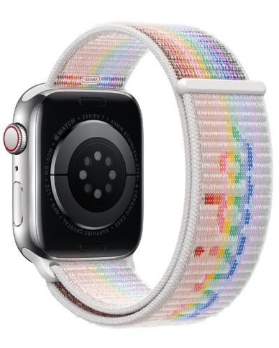 Каишка Apple - Pride Edition Sport Loop, Apple Watch, 45 mm, многоцветна - 4