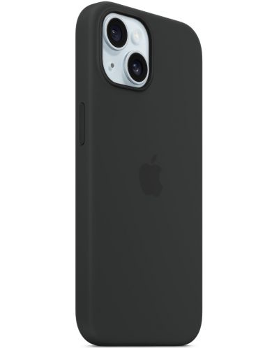 Калъф Apple - Silicone MagSafe, iPhone 15, черен - 2