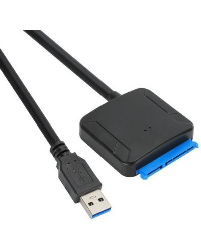 Адаптер VCom - CU816, USB-A/SATA3, черен - 2