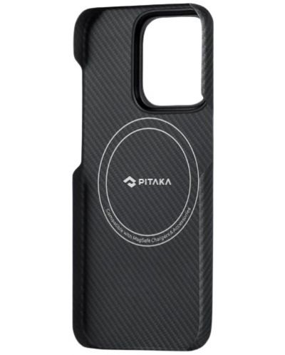 Калъф Pitaka - Fusion MagEZ 4 1500D, iPhone 15 Pro, Grey Twill - 6
