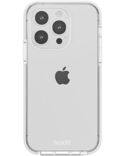 Калъф Holdit - Seethru, iPhone 15 Pro, бял - 1