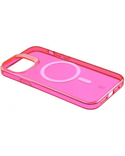 Калъф Cellularline - Gloss Mag, iPhone 14, розов - 2