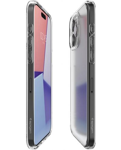 Калъф Spigen - Ultra Hybrid, iPhone 15 Pro, Crystal Clear - 4