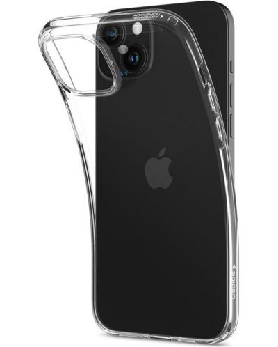 Калъф Spigen - Crystal Flex, iPhone 15, Crystal Clear - 5
