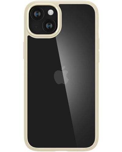 Калъф Spigen - Ultra Hybrid, iPhone 15 Plus, Sand Beige - 1