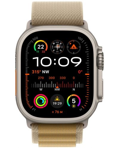 Каишка Apple - Alpine Loop M Natural Titanium, Apple Watch, 49 mm, Tan - 3