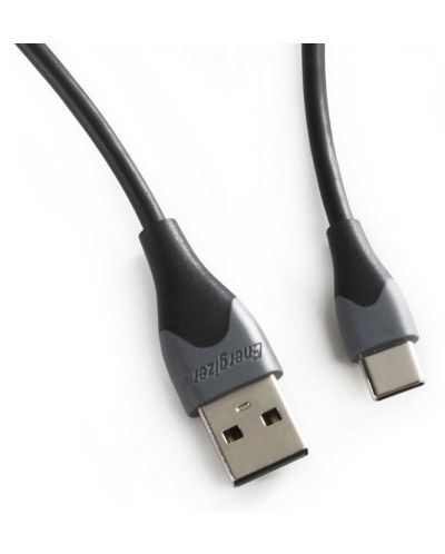 Кабел Energizer - C610CGBK, USB-A/USB-C, 1.2 m, черен/сив - 4