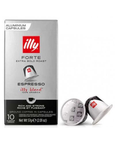 Кафе капсули illy - Espresso Forte, 10 броя - 1
