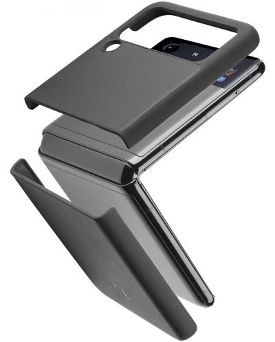 Калъф Cellularline - Fit Duo, Galaxy Z Flip 4, черен - 3
