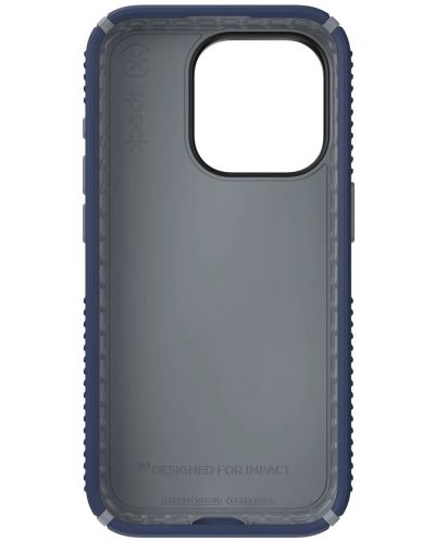 Калъф Speck - Presidio 2 Grip, iPhone 15 Pro, син - 5