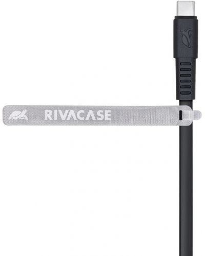 Кабел Rivacase - PS6002BK12, USB-C/USB-А, 1.2 m, черен - 3