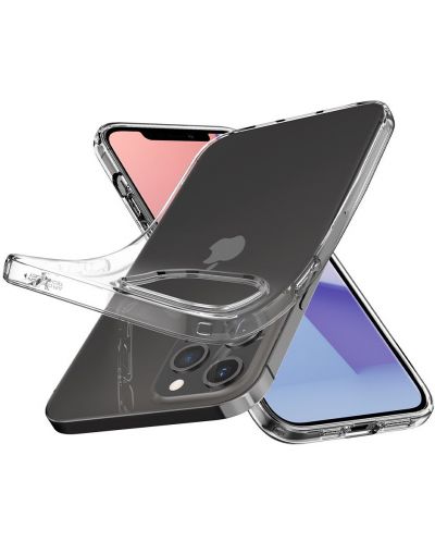 Калъф Spigen - Liquid Crystal, iPhone 12 Pro Max, прозрачен - 5