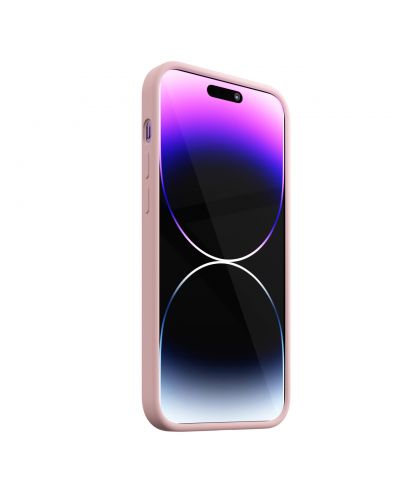 Калъф Next One - Silicon MagSafe, iPhone 14 Pro, розов - 6