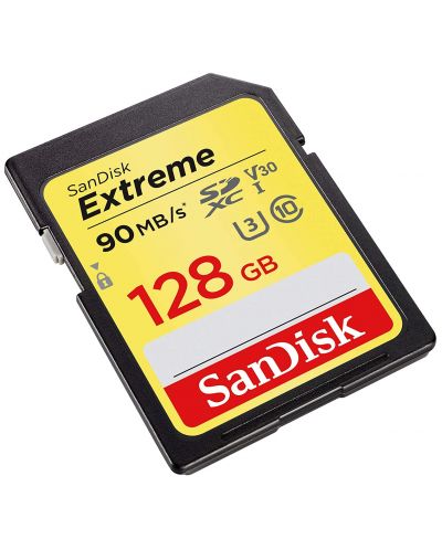 Карта памет SanDisk - Extreme, 128GB, SDXC, Class10 - 3